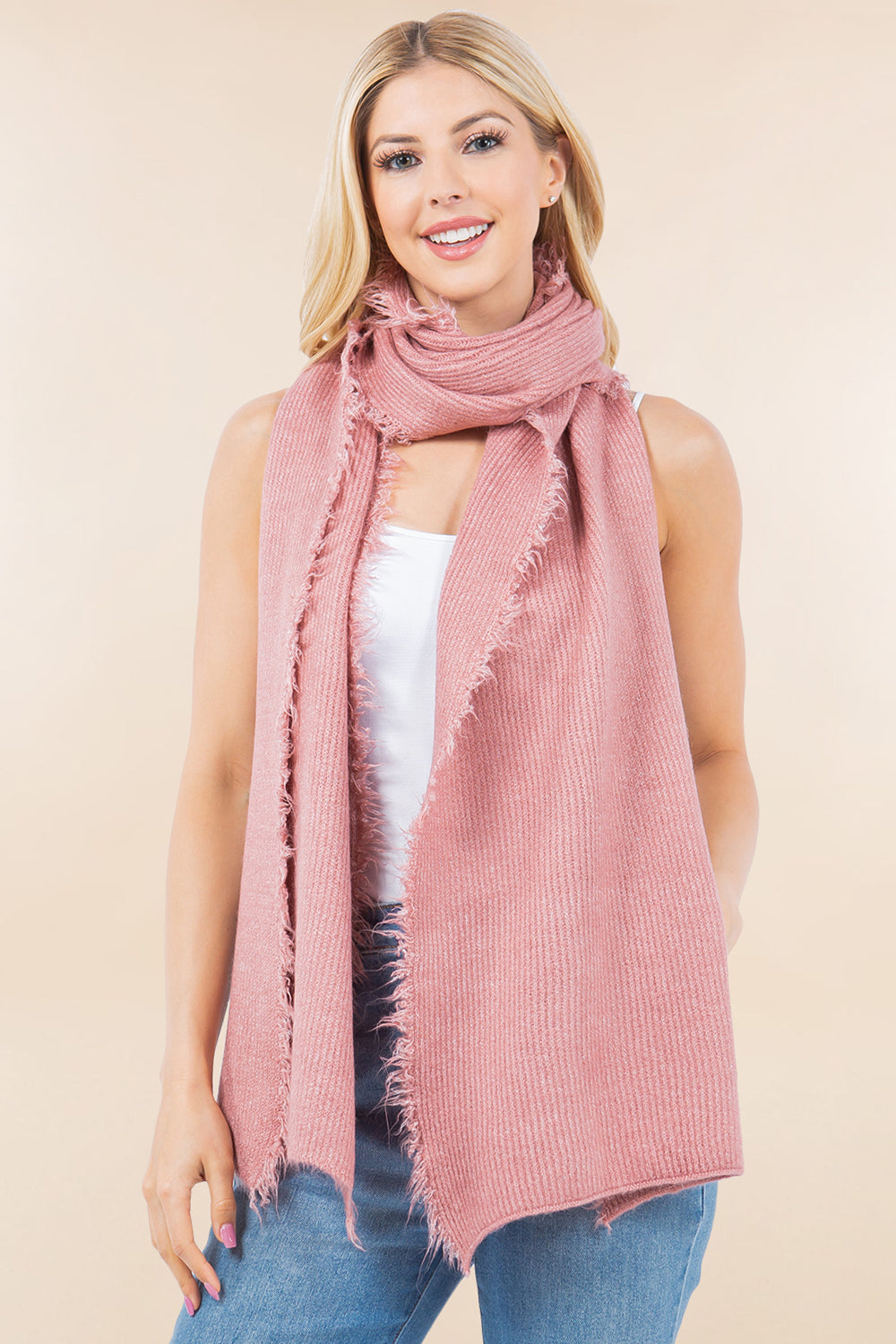 OA-4277 solid color scarf shawl