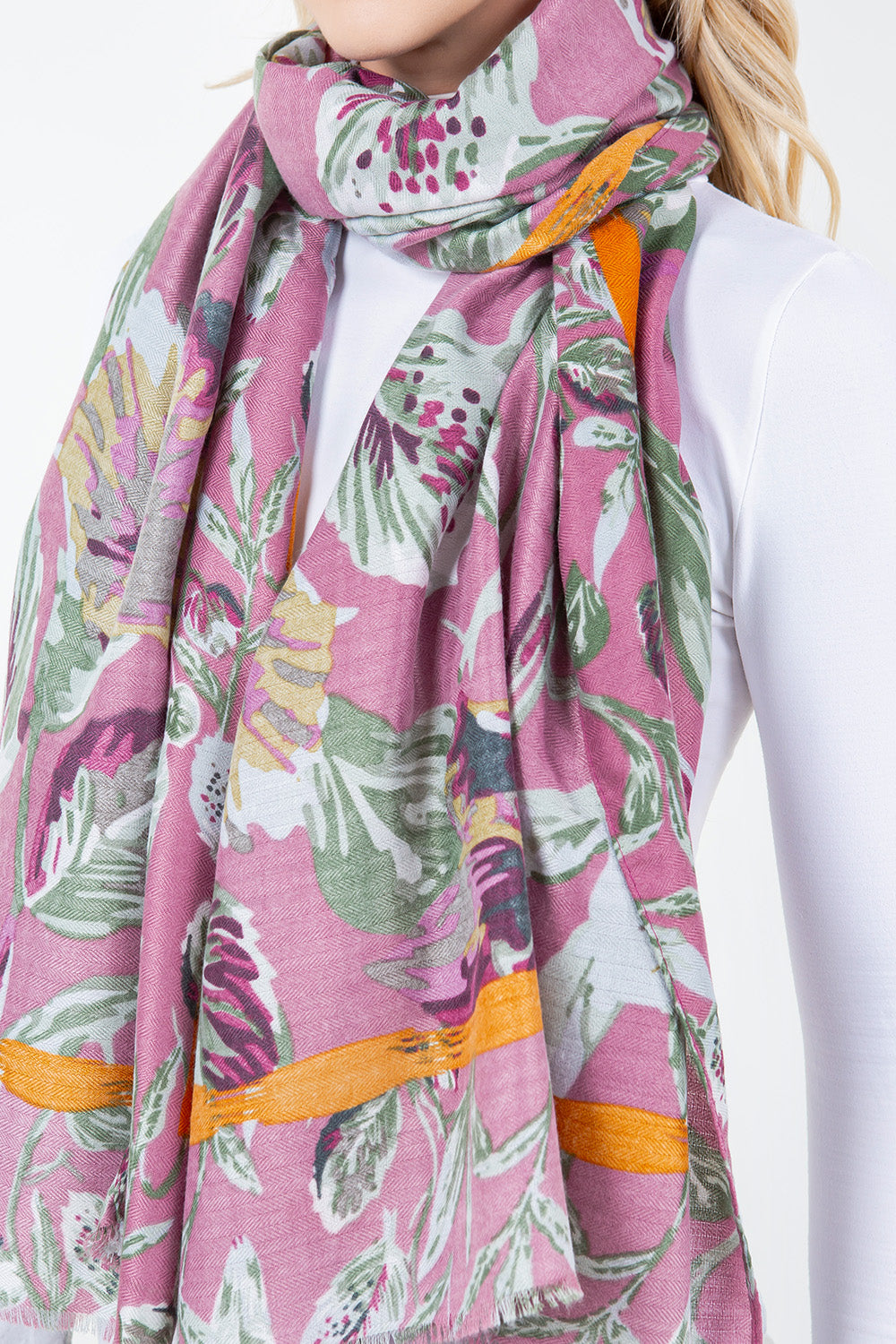 OP-4302 Floral Scarf