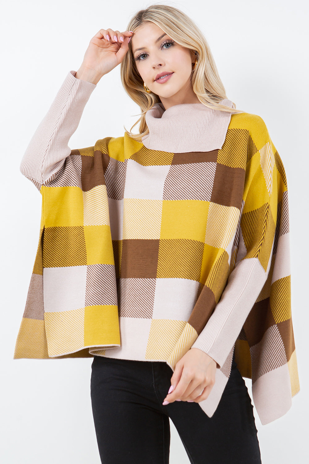 PA-4318 Checker Poncho