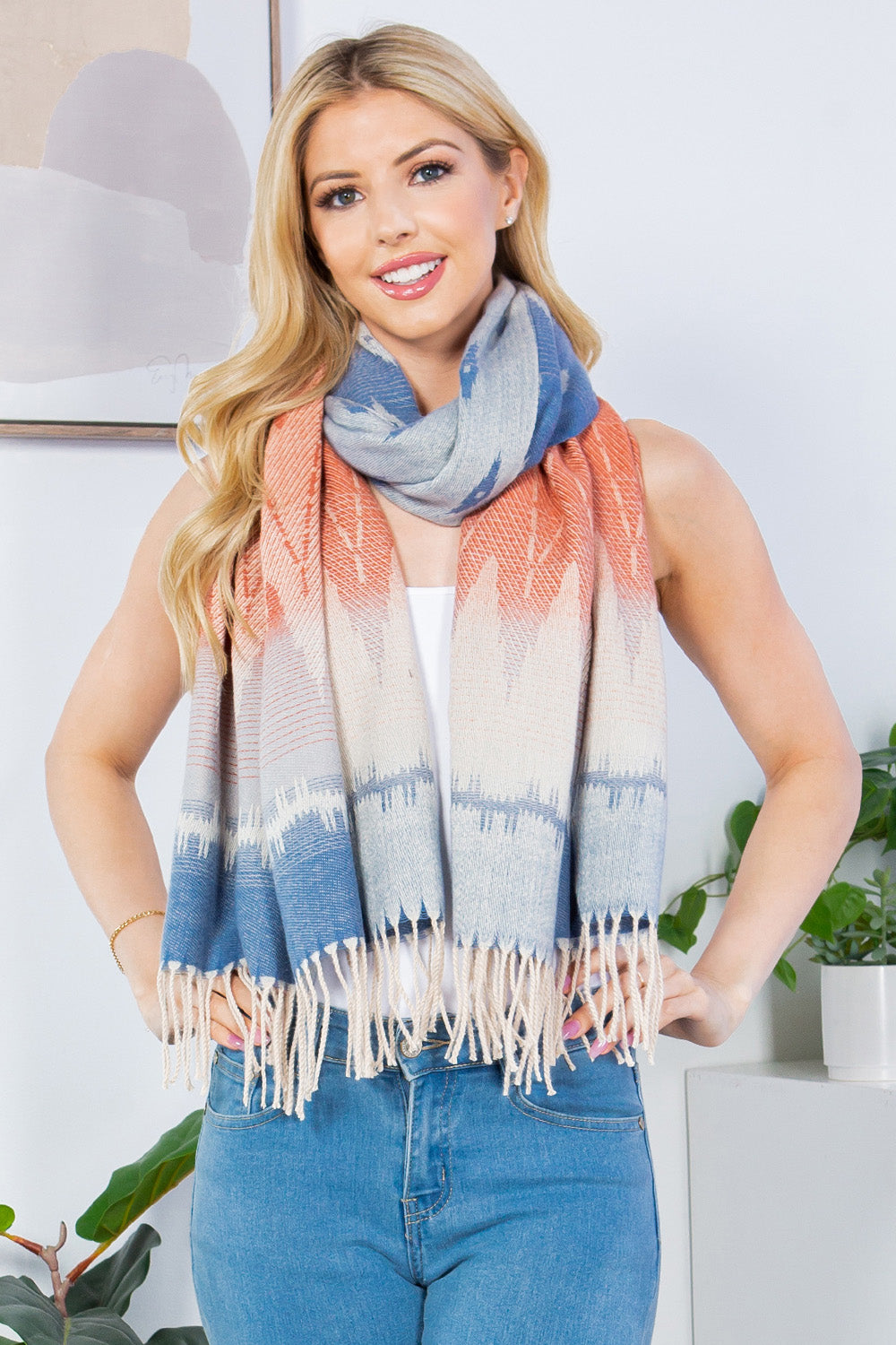 GAO-4238 sw design ombre shawl