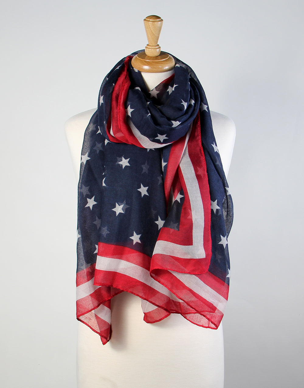 GPO-4132 americana border design scarf
