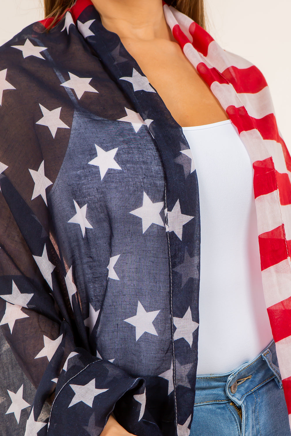 GPO-4133 americana half and half scarf