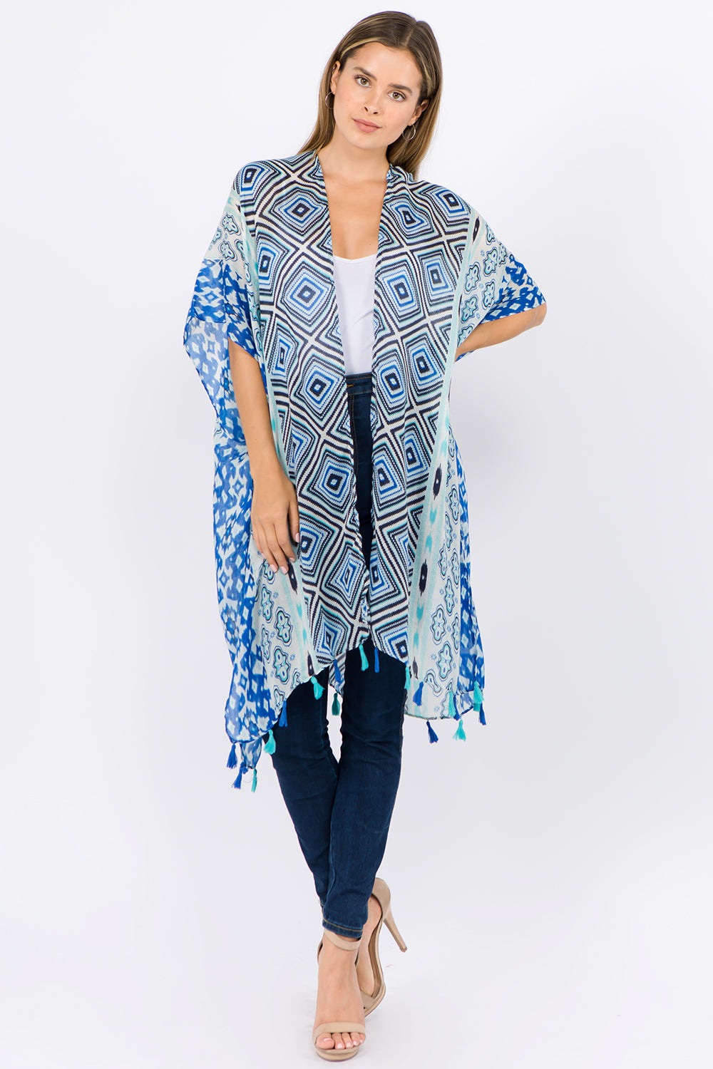 KP-1C01 geometric kimono