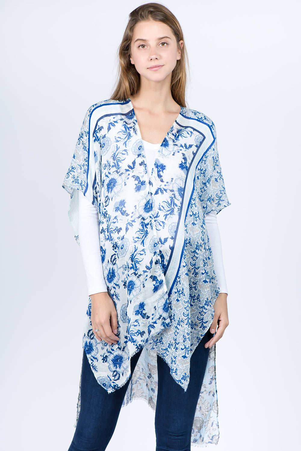 KP-1C51 bright floral kimono