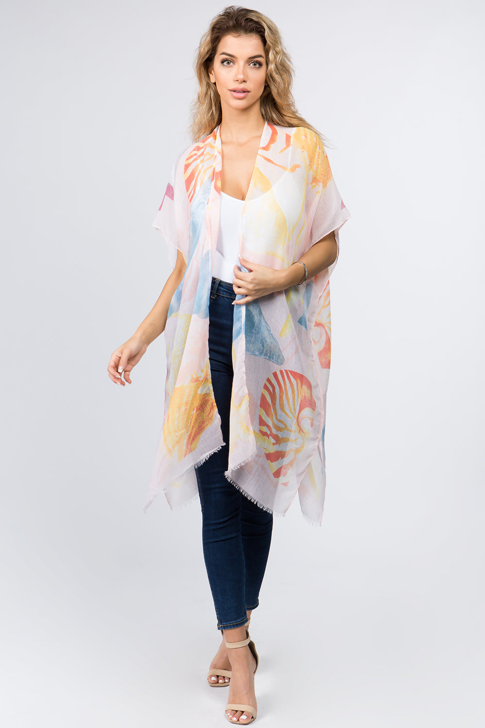 KP-9041 shell design kimono