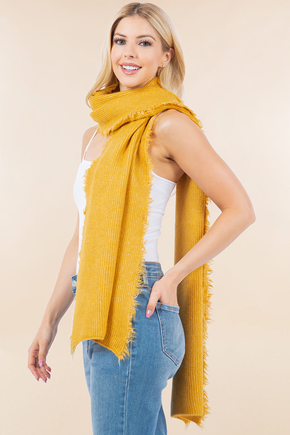 OA-4277 solid color scarf shawl