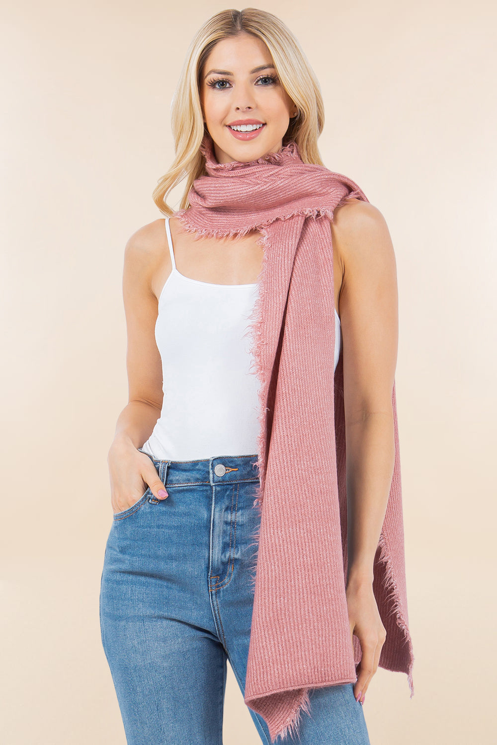 OA-4277 solid color scarf shawl