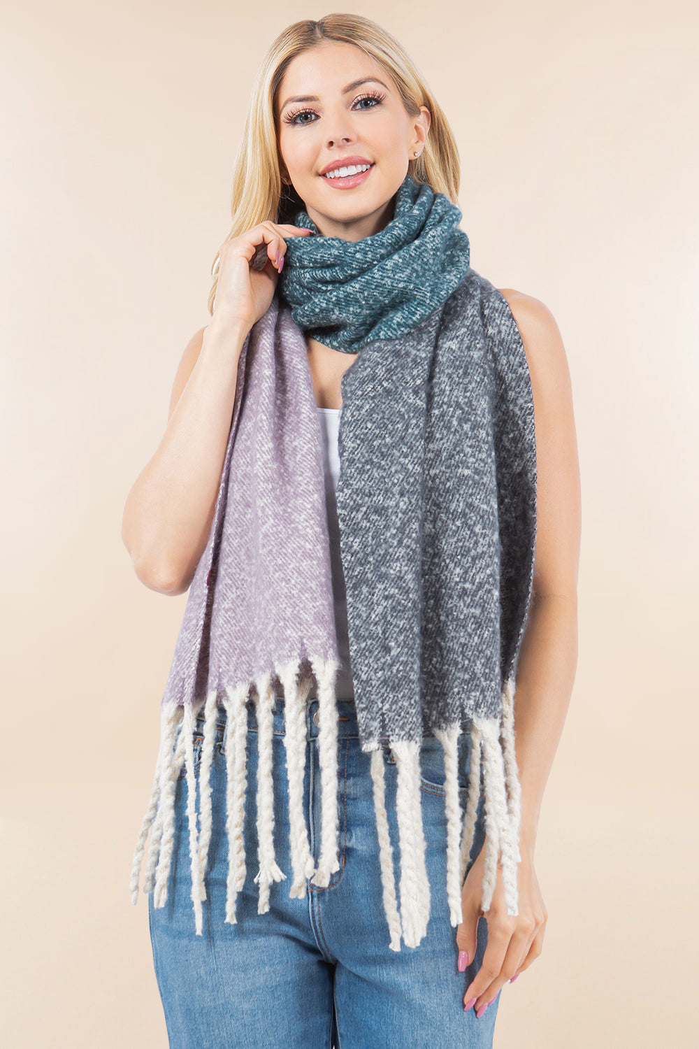 OA-4279 3 tone scarf