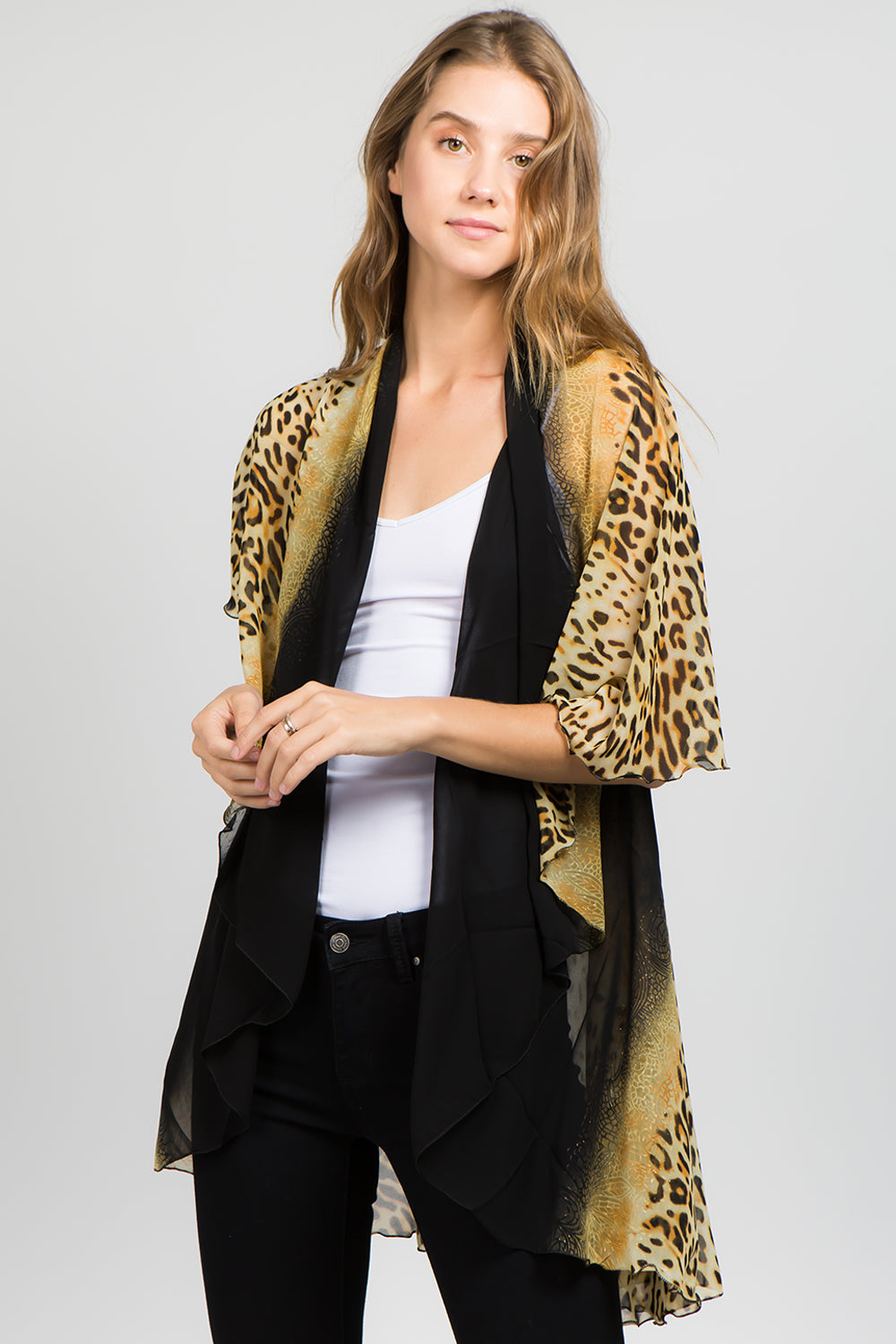 PN-09 leopard & solid vest