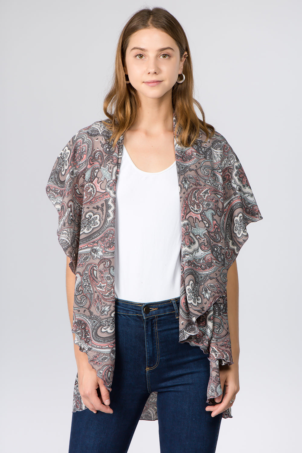 PN-90B9 paisley design vest