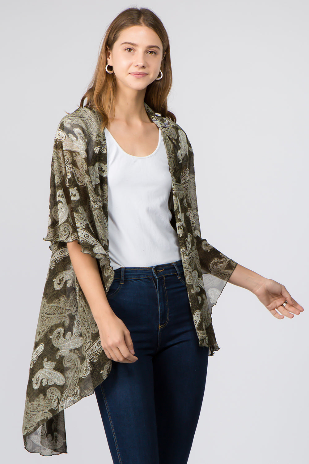 PN-99B1 color paisley vest