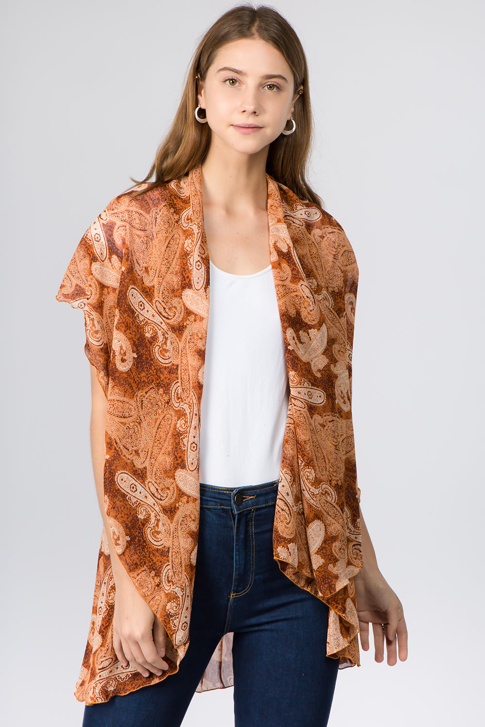 PN-99B1 color paisley vest