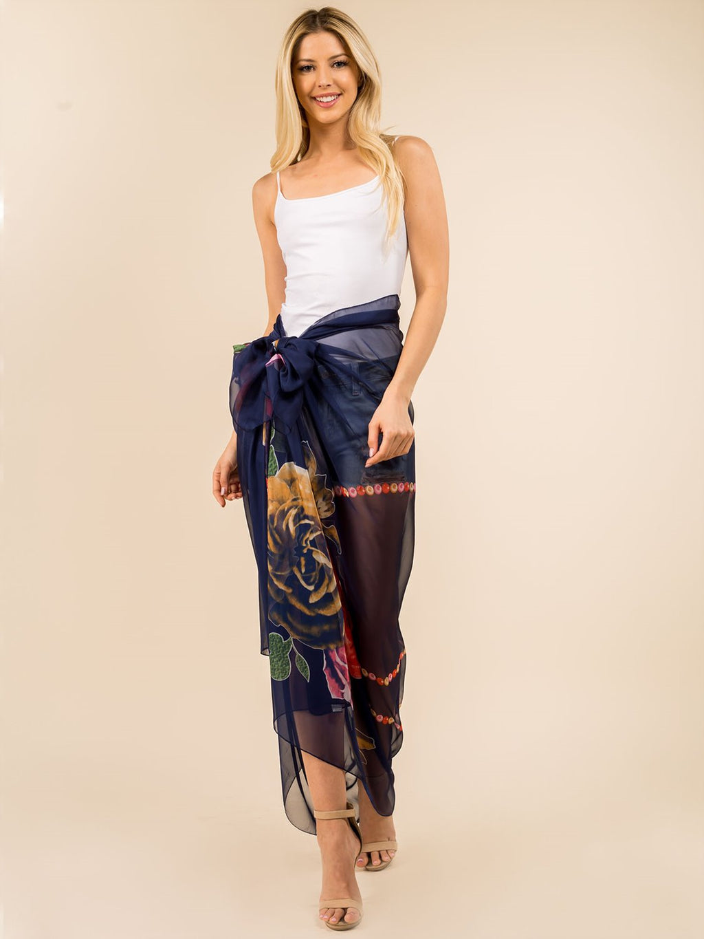 PP-3360 big floral design sarong