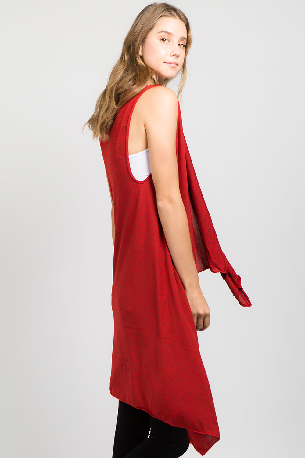 SN-48 solid color stretchy vest