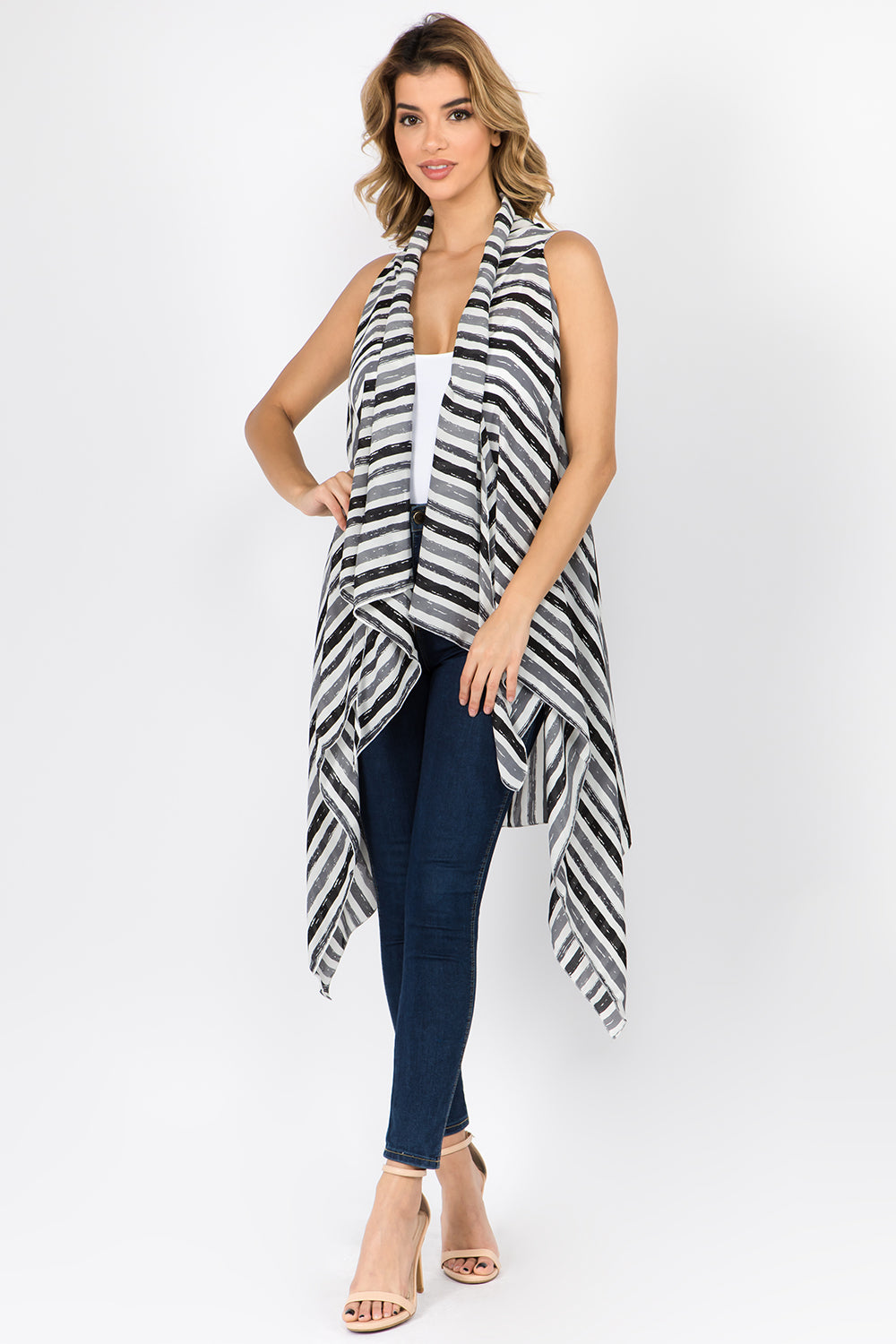 SN-60 colorful stripe vest
