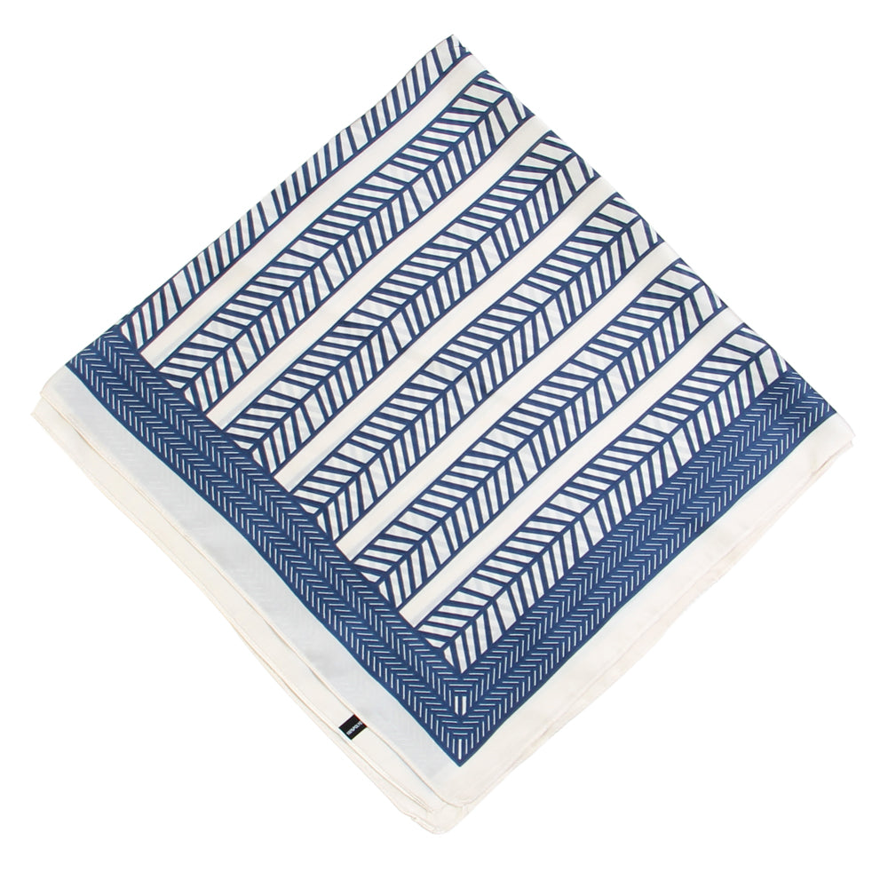 SS-3306 geometric and border design square scarf