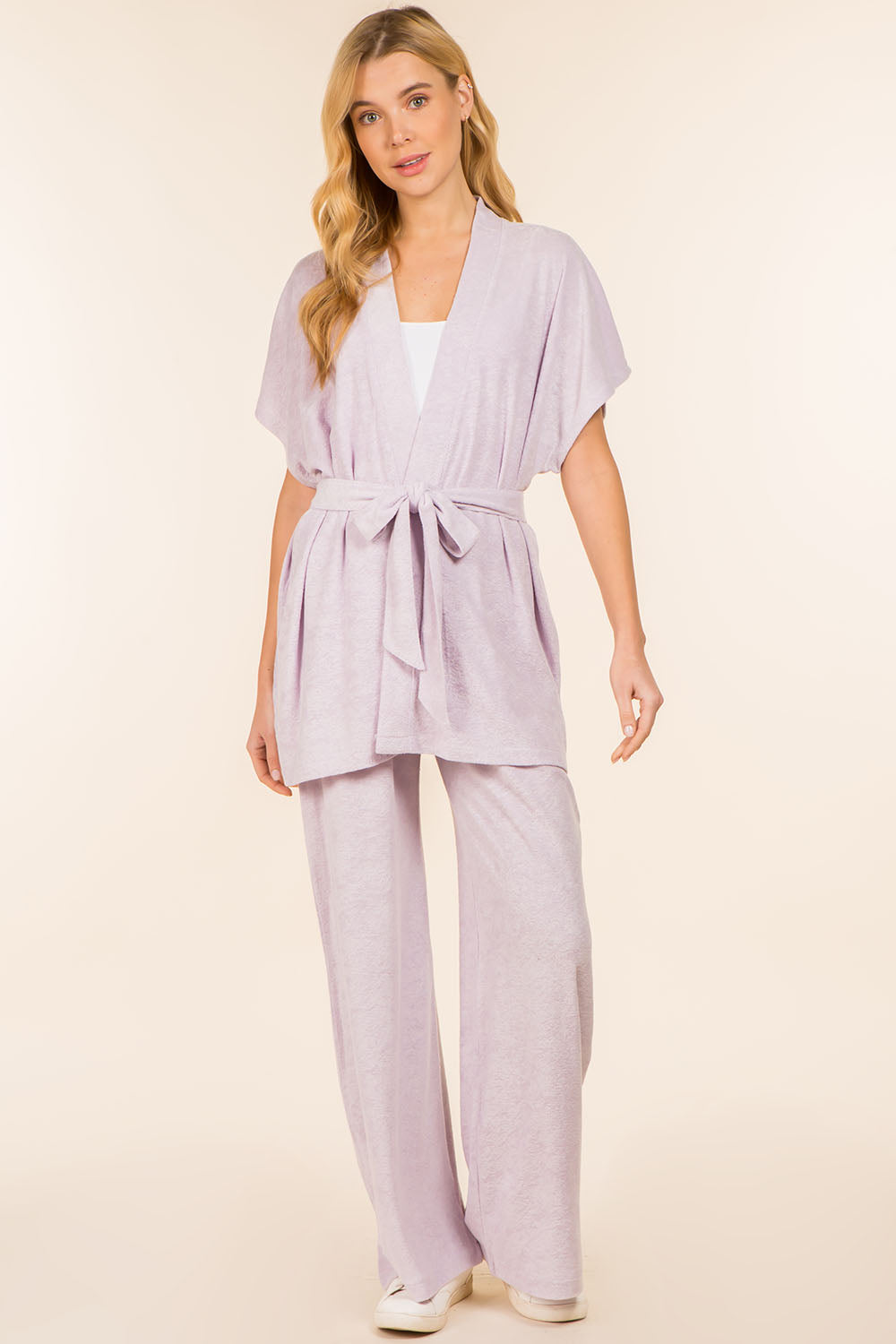 WP-41451 solid color terry pants