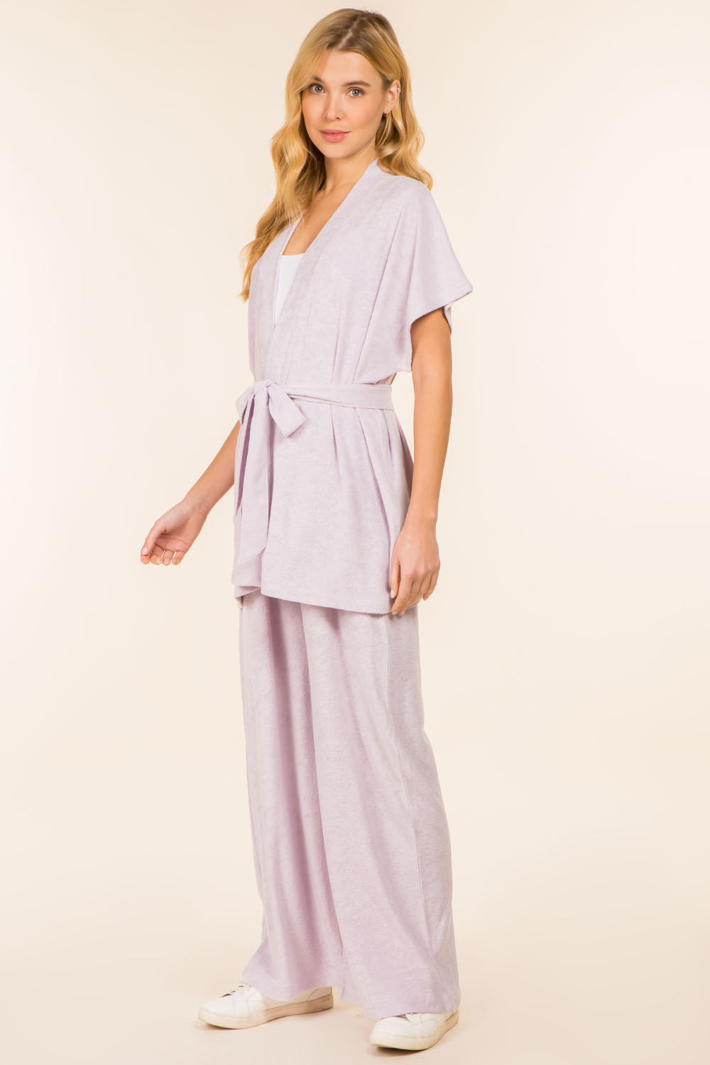 WP-41451 solid color terry pants